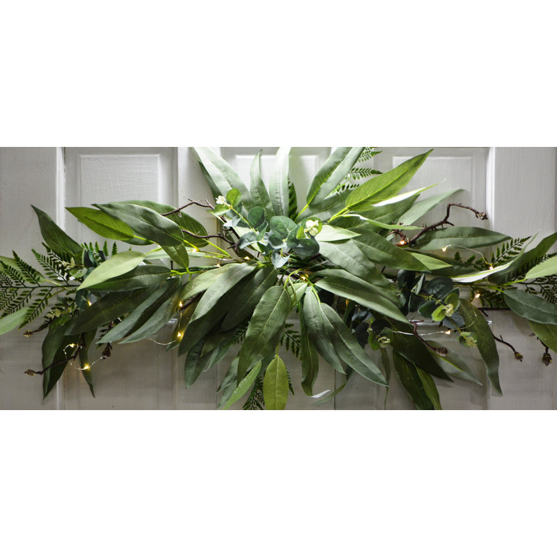 Primrue PreLit Swag with 20 Warm Lights & Reviews Wayfair